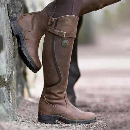 Women's Waterproof Boots Stylish Black - VibreMode