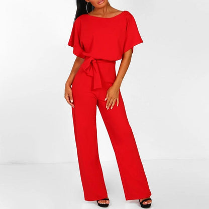 Floral Women's Loose Fit Summer Pants Set