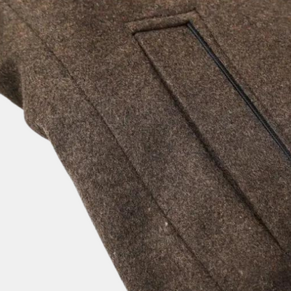Men's Winter Coat Button Up With Pockets