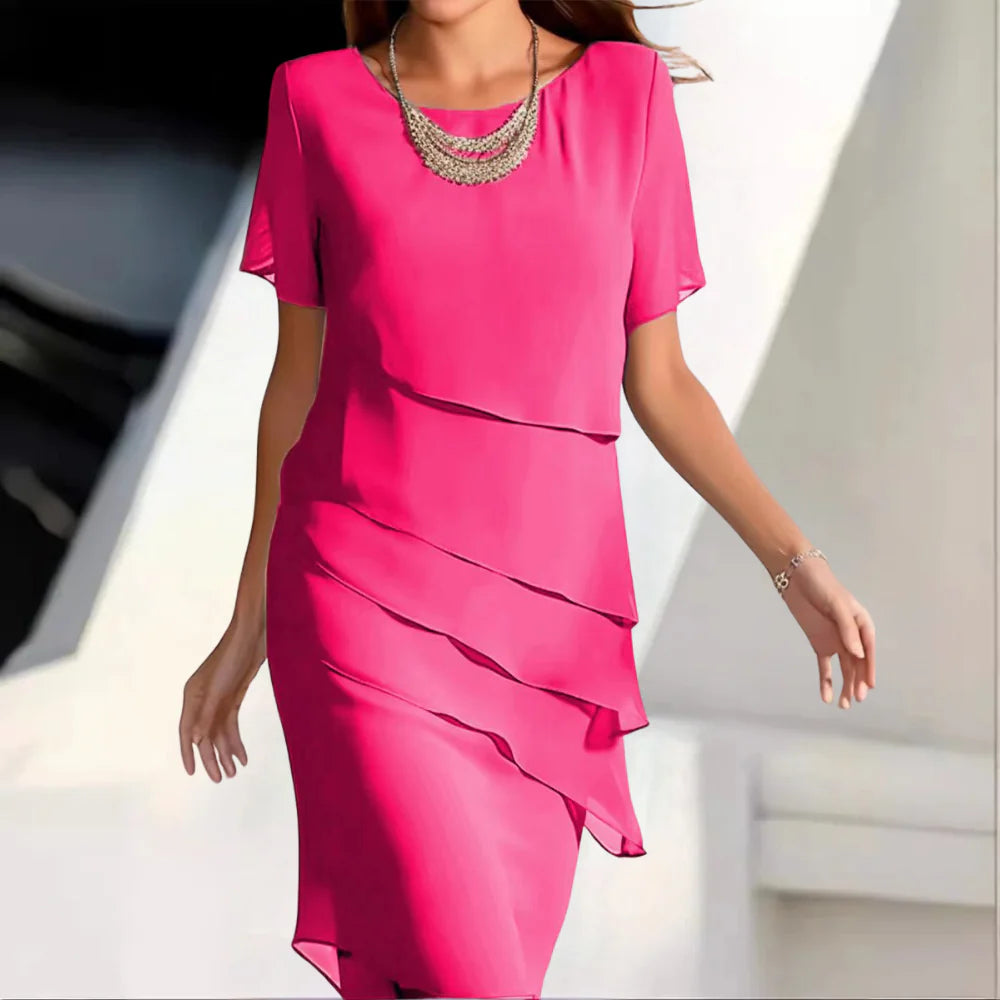 Women's Chiffon Midi Dress