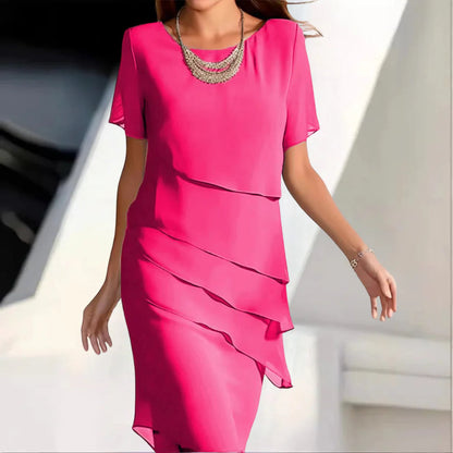 Women's Chiffon Midi Dress