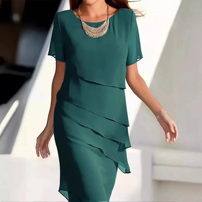 Women's Chiffon Midi Dress
