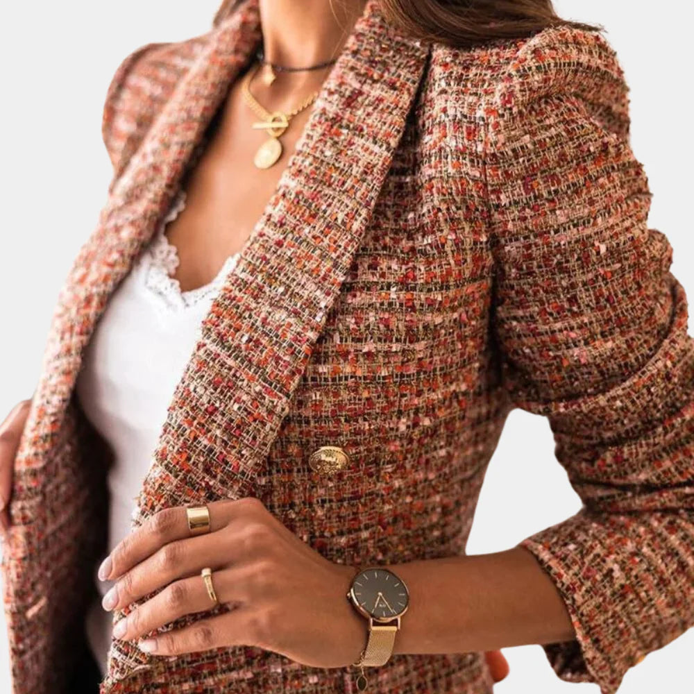 Women's Classic Check Blazer - VibreMode