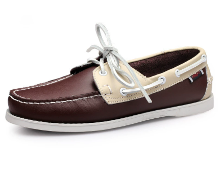 Elliott Men's Retro Loafers Leather Brown - VibreMode
