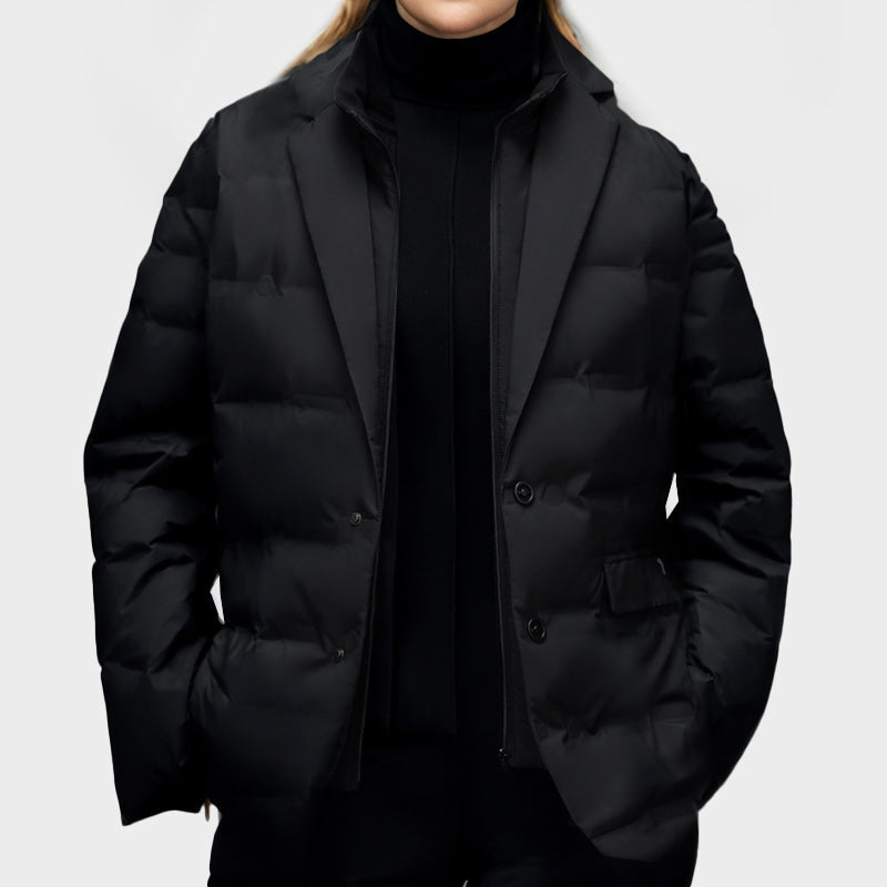 Insulated Fitted Down Winter Coat