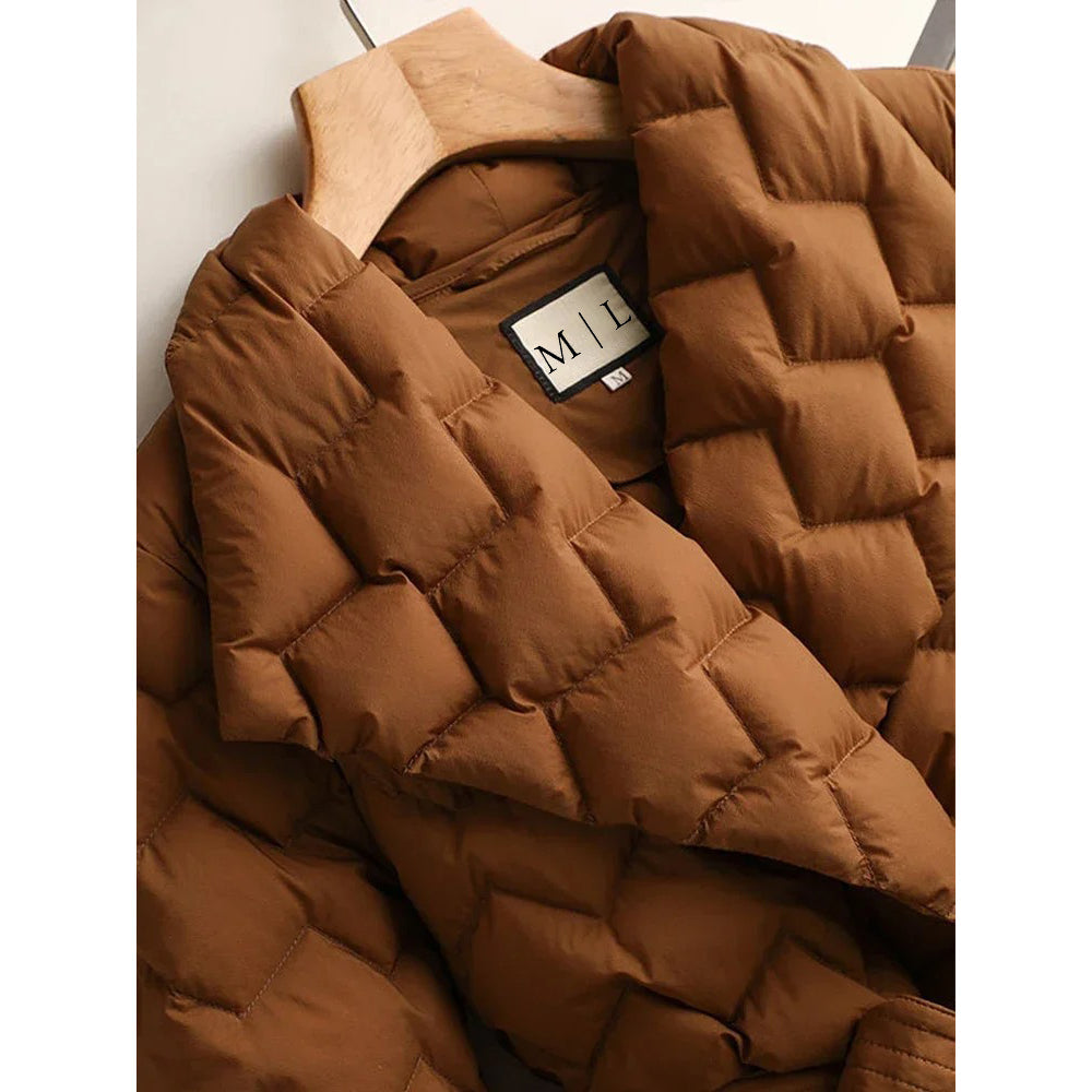 Women's Down Jacket Waterproof Insulated Black