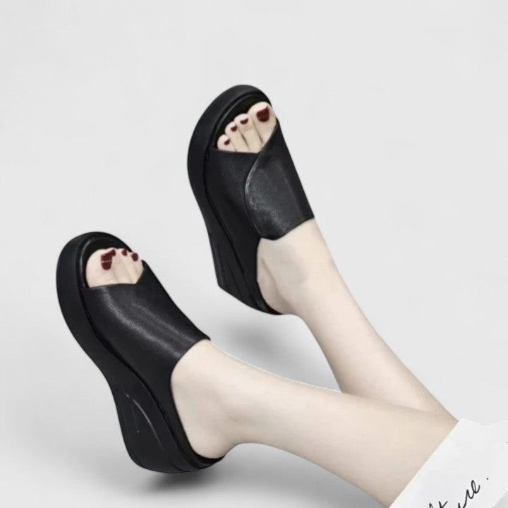 Comfortable Arch Support Wedge Sandals - VibreMode