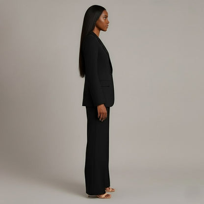 Women's Long Blazer Suit Set Pants
