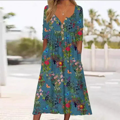 Women's Casual Comfort Dress - VibreMode