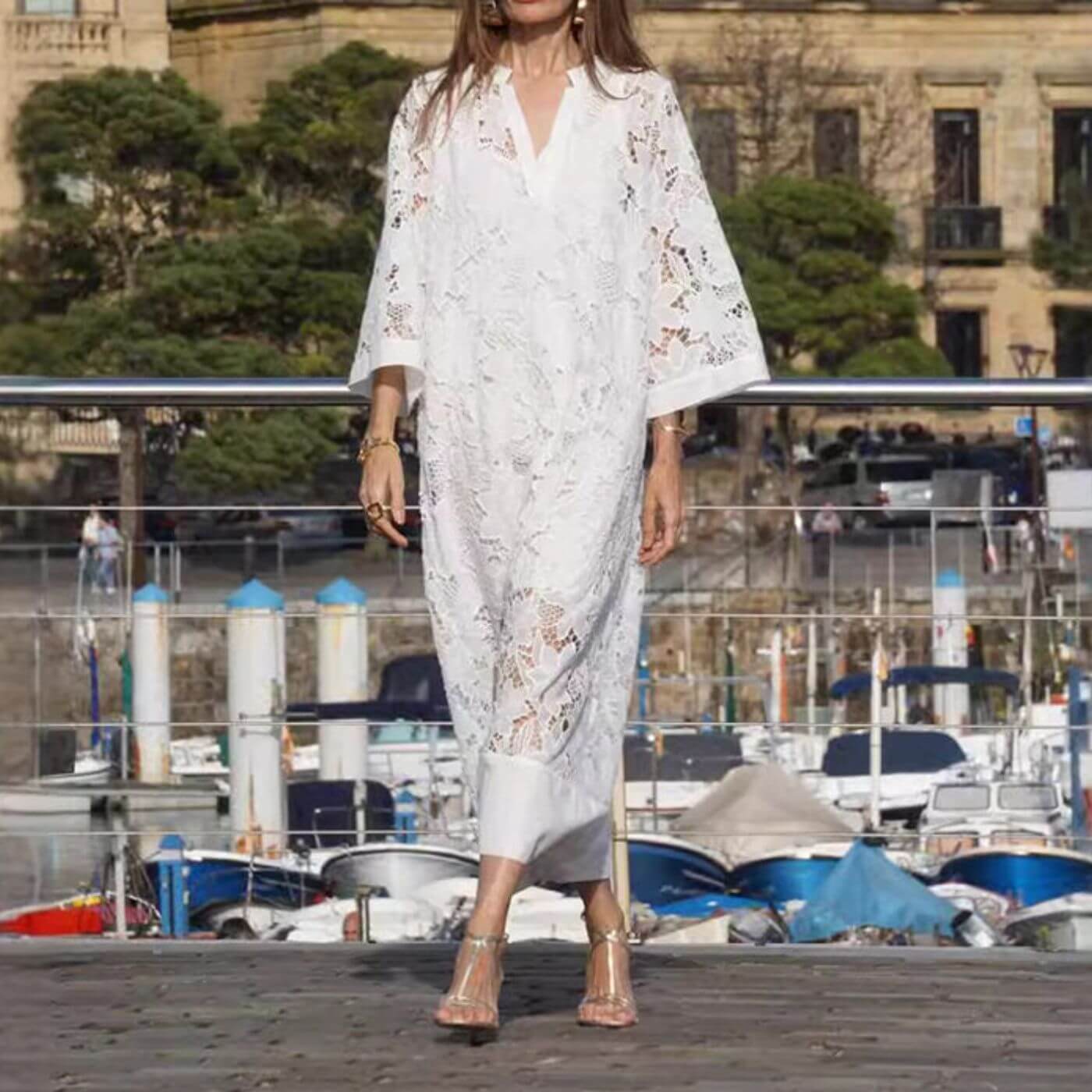 Women's Elegant Lightweight Dress Loose Sleeves