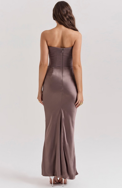 Elegant Lace Off Shoulder Formal Evening Dress