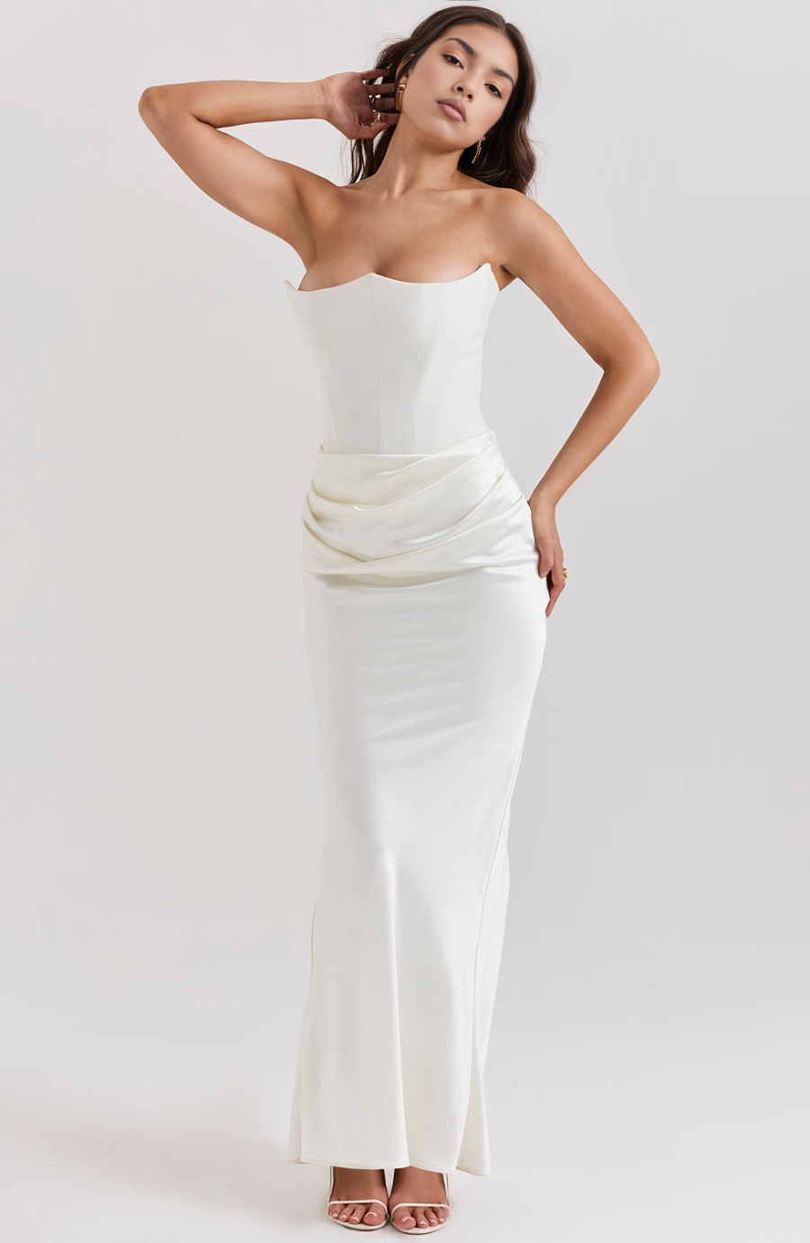 Elegant Lace Off Shoulder Formal Evening Dress