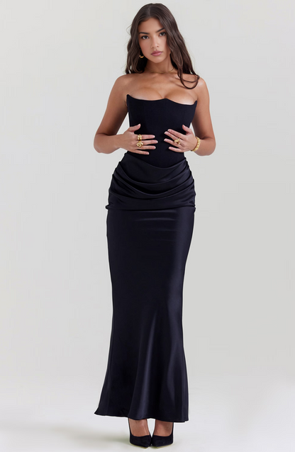 Elegant Lace Off Shoulder Formal Evening Dress