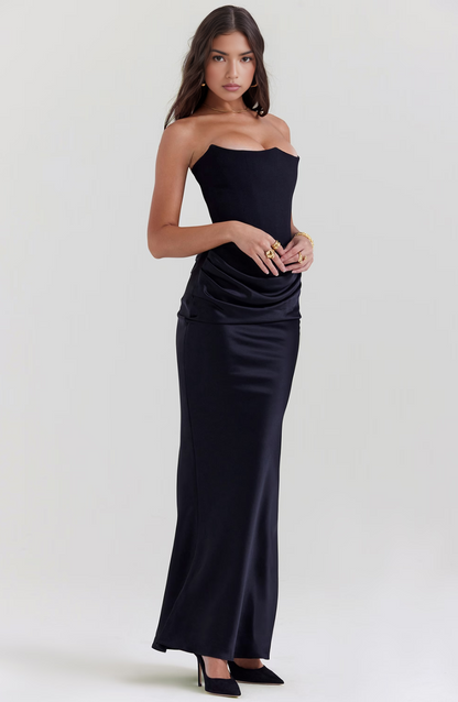 Elegant Lace Off Shoulder Formal Evening Dress