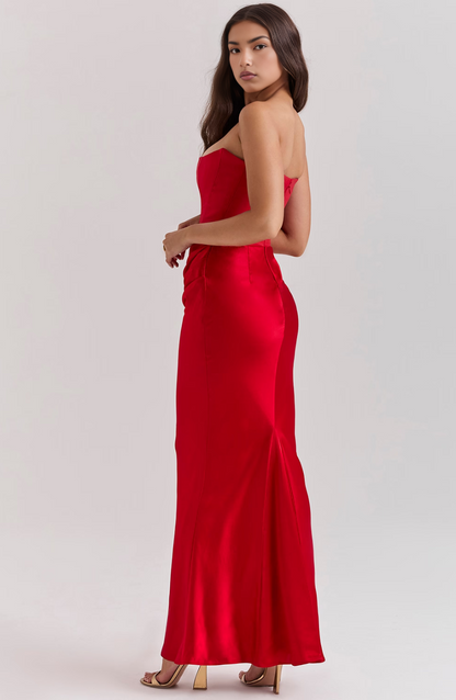 Elegant Lace Off Shoulder Formal Evening Dress