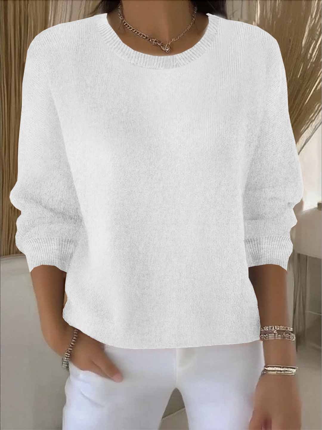 Classic Women's Cozy Crew Neck Sweater