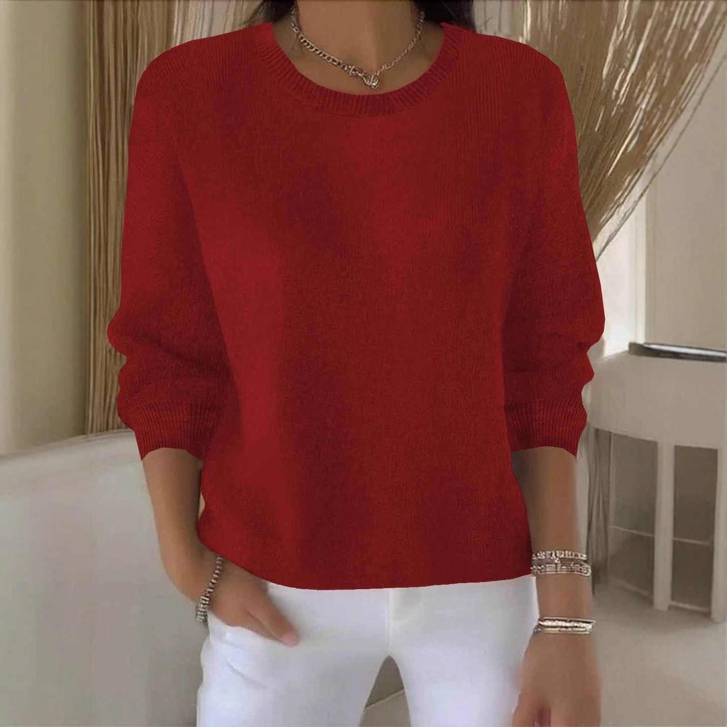 Cozy Classic Crew Neck Sweater
