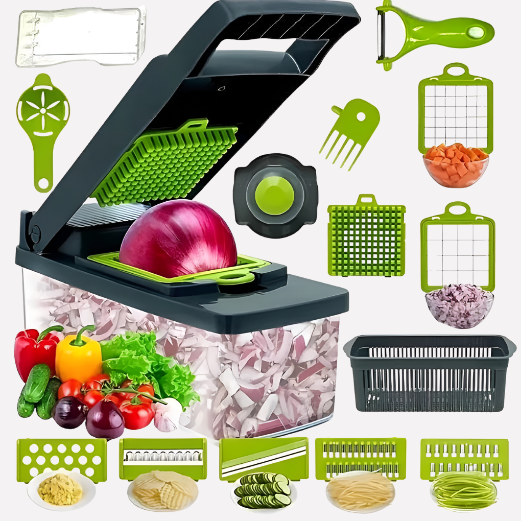 4-In-1 Vegetable Chopper Spiralizer - VibreMode