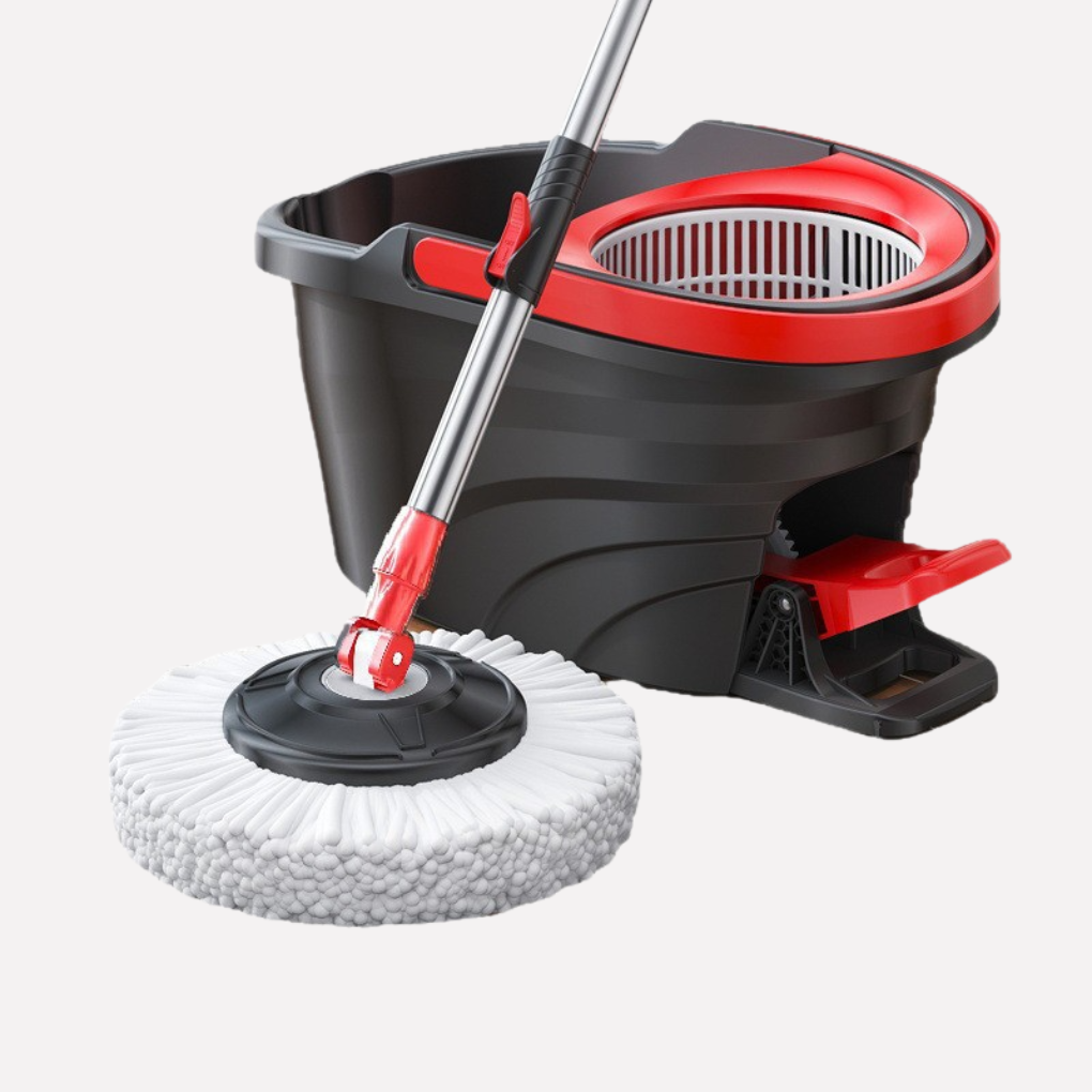 Microfiber Spin Mop Floor Cleaning System - VibreMode