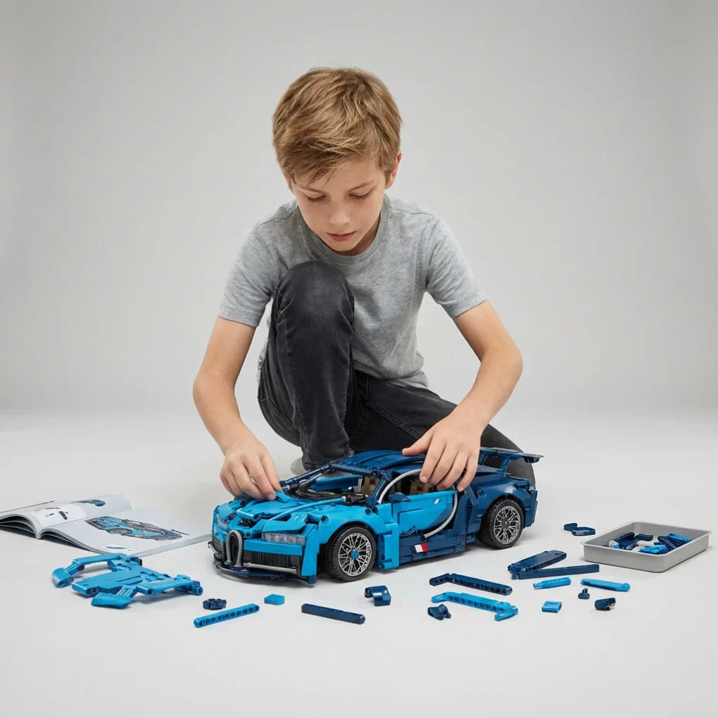 Supercar Building Set 1450 Pieces