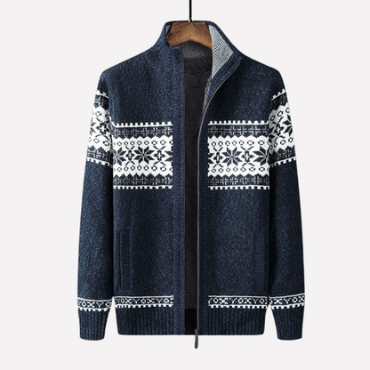 Men's Knitted Winter Cardigan