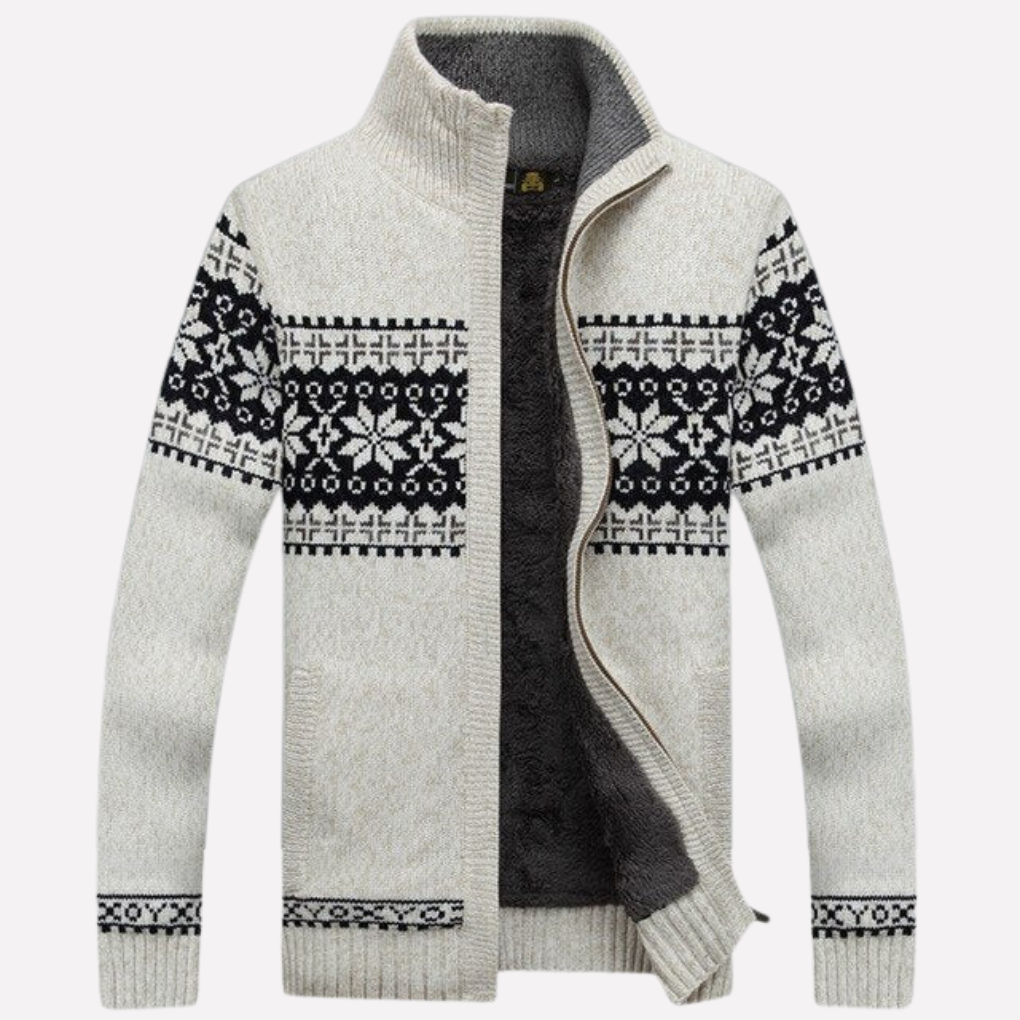 Men's Knitted Winter Cardigan