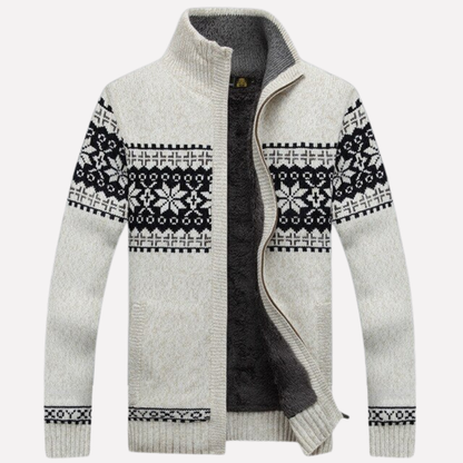 Men's Knitted Winter Cardigan