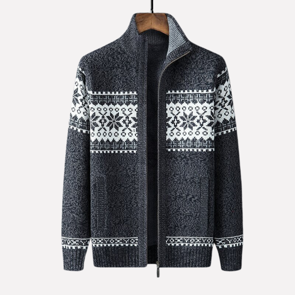 Men's Knitted Winter Cardigan