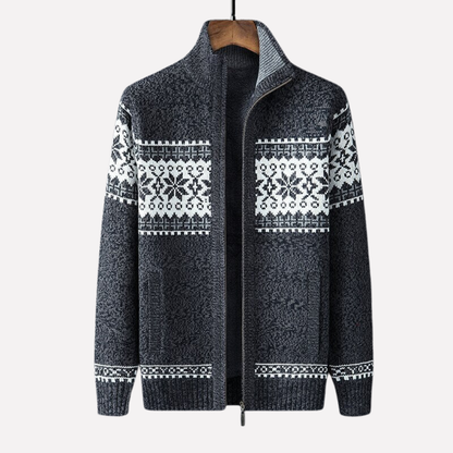 Men's Knitted Winter Cardigan