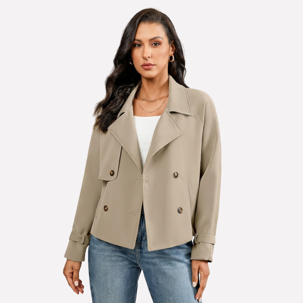 Tommy Women's Blazer Jacket Classic Wool Business Style - VibreMode
