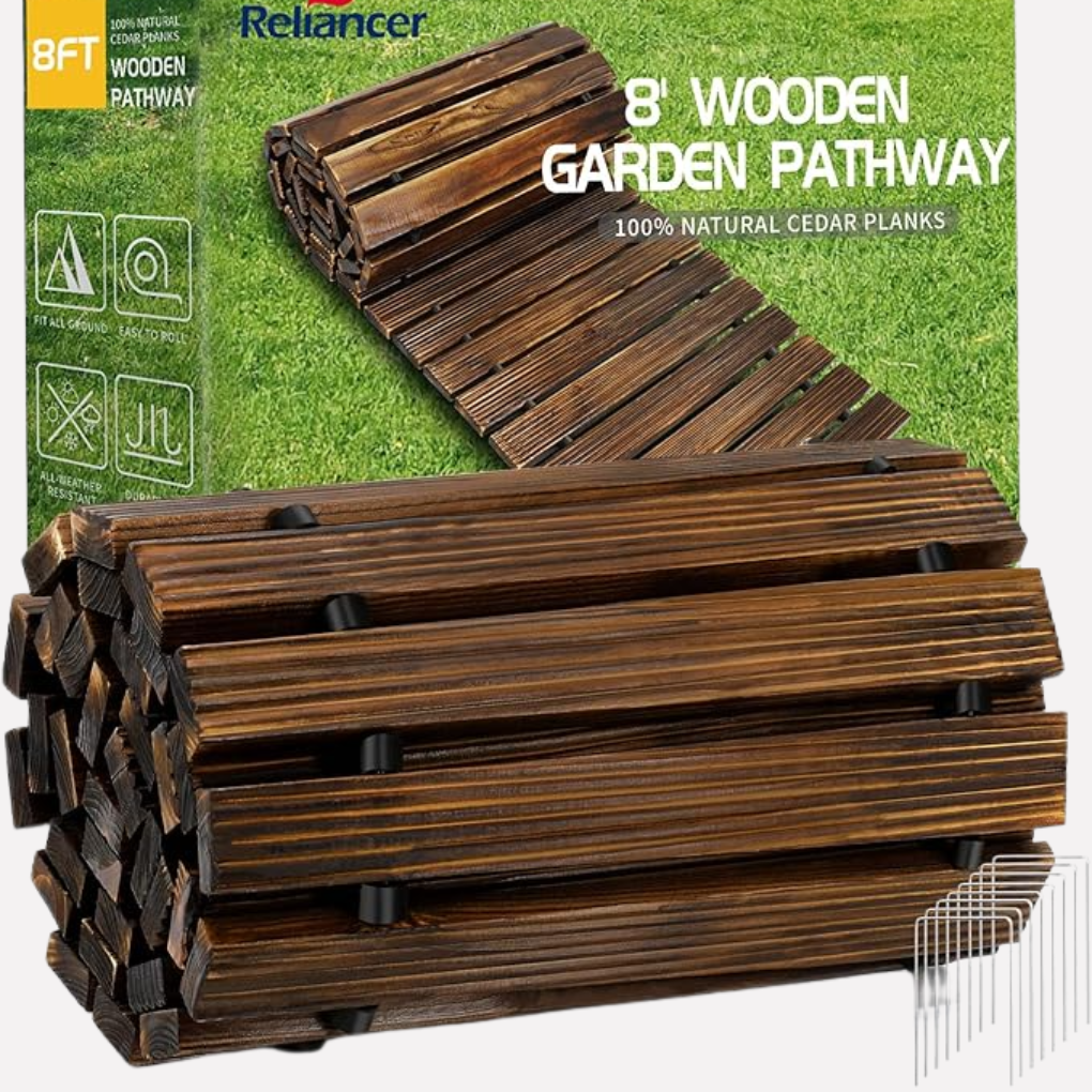 Wooden Garden Pathway Roll Out