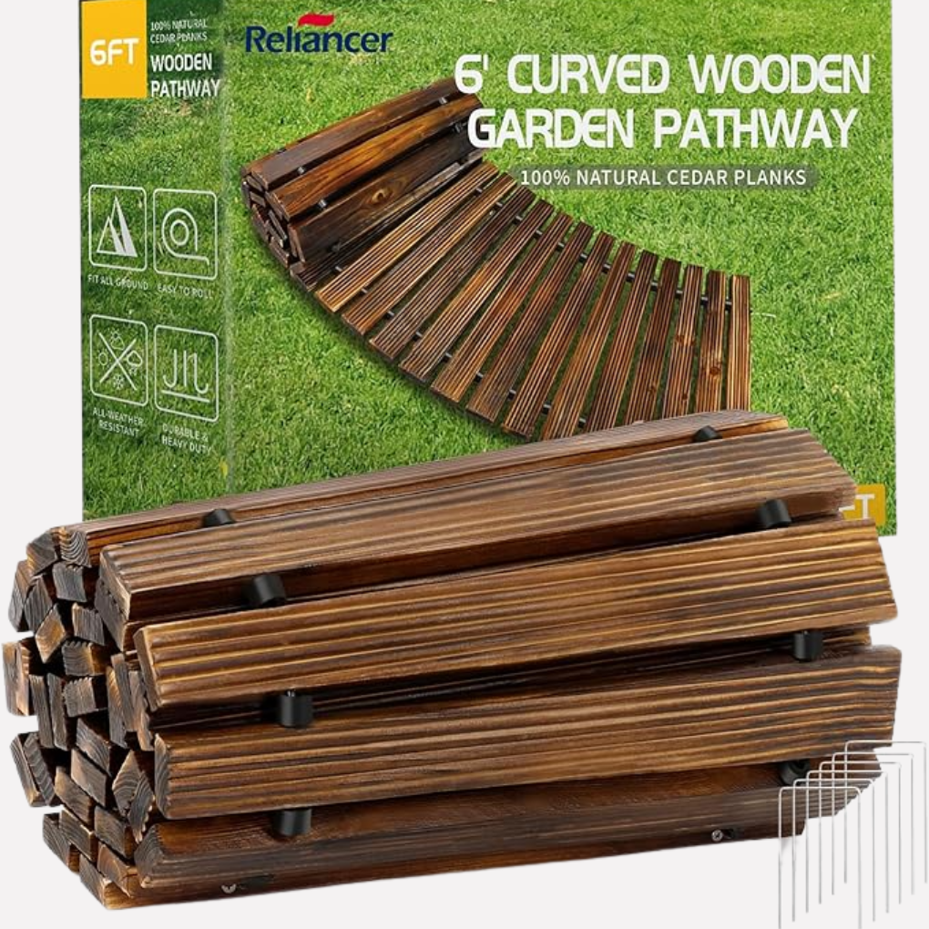 Wooden Garden Pathway Roll Out