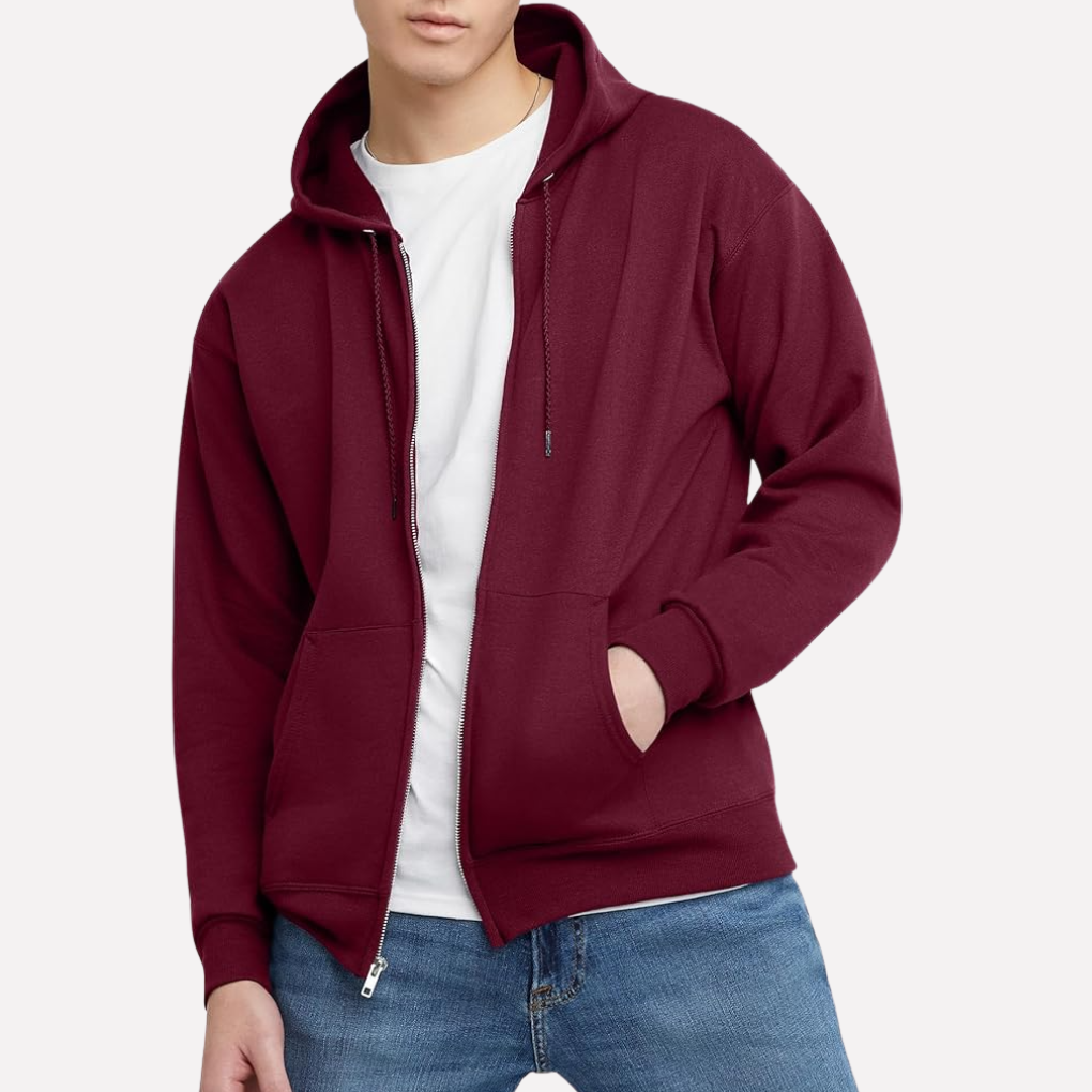 Men's Full Zip Hooded Sweatshirt