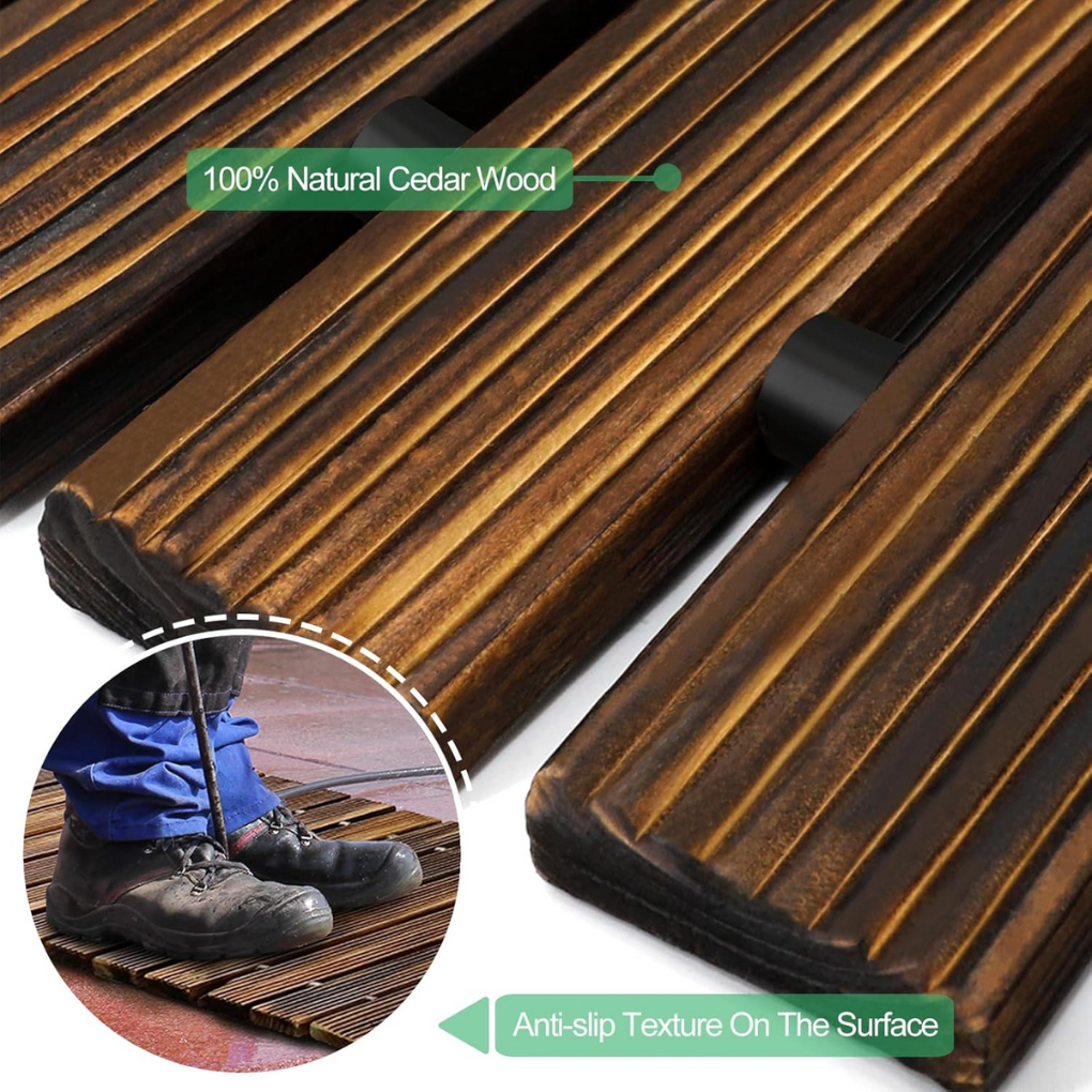 Wooden Garden Pathway Roll Out