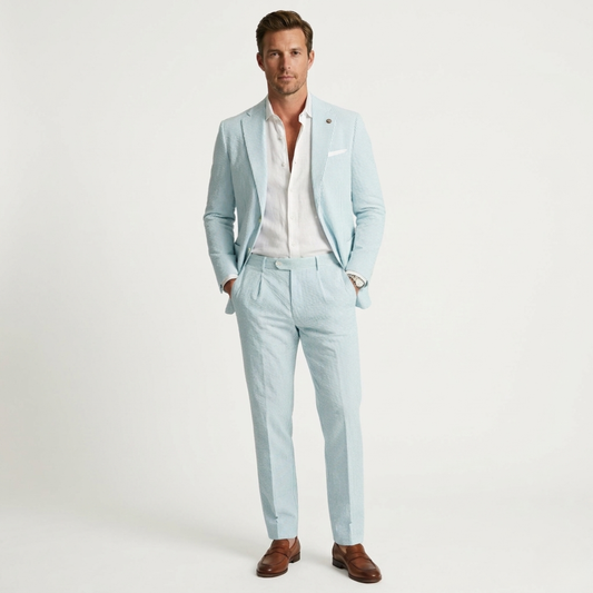 Men's Two-Piece Summer Suit - VibreMode