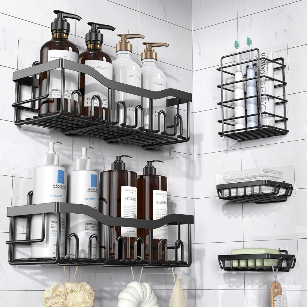 Shower Caddy Set Stainless Steel