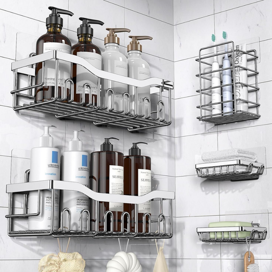 Shower Caddy Set Stainless Steel - VibreMode