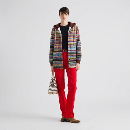 Women's Hooded Winter Cardigan - VibreMode