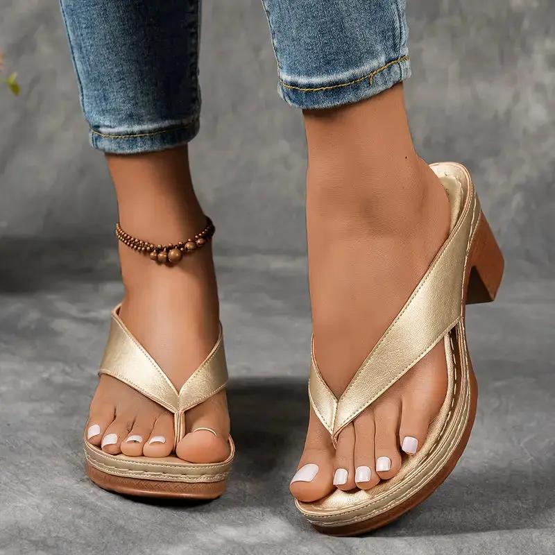 Women's Ergonomic Heel Sandals Comfortable Supportive - VibreMode