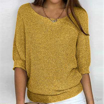 Women's Oversized Sweater Cozy Soft Gray