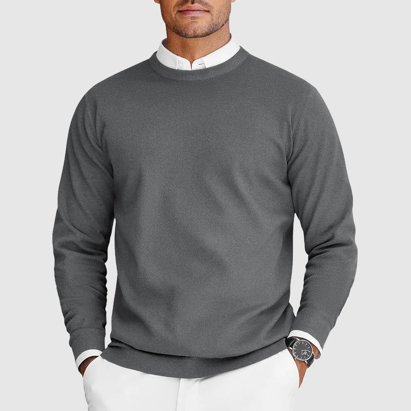 Soft Chunky Crew Neck Sweater