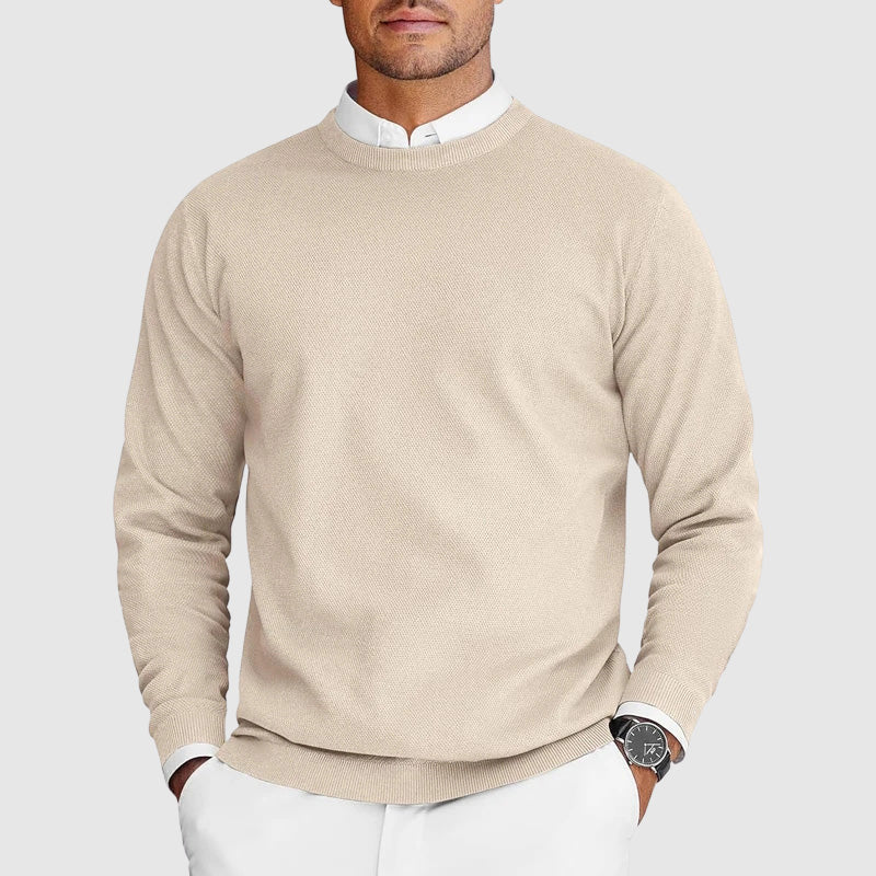 Soft Chunky Crew Neck Sweater