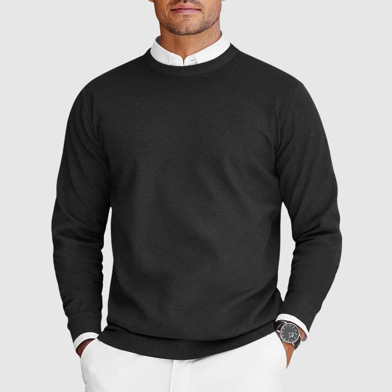 Soft Chunky Crew Neck Sweater