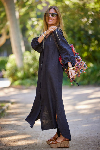 Bohemian Long Flowy Dress