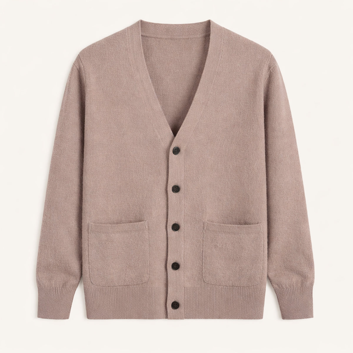 Men's 100% Cashmere Cardigan - VibreMode