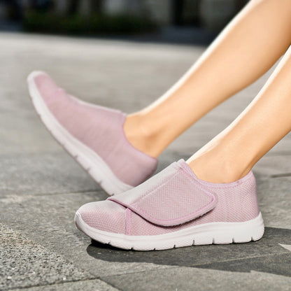 Comfortable Wide Fit Walking Shoes for Women with Adjustable Strap