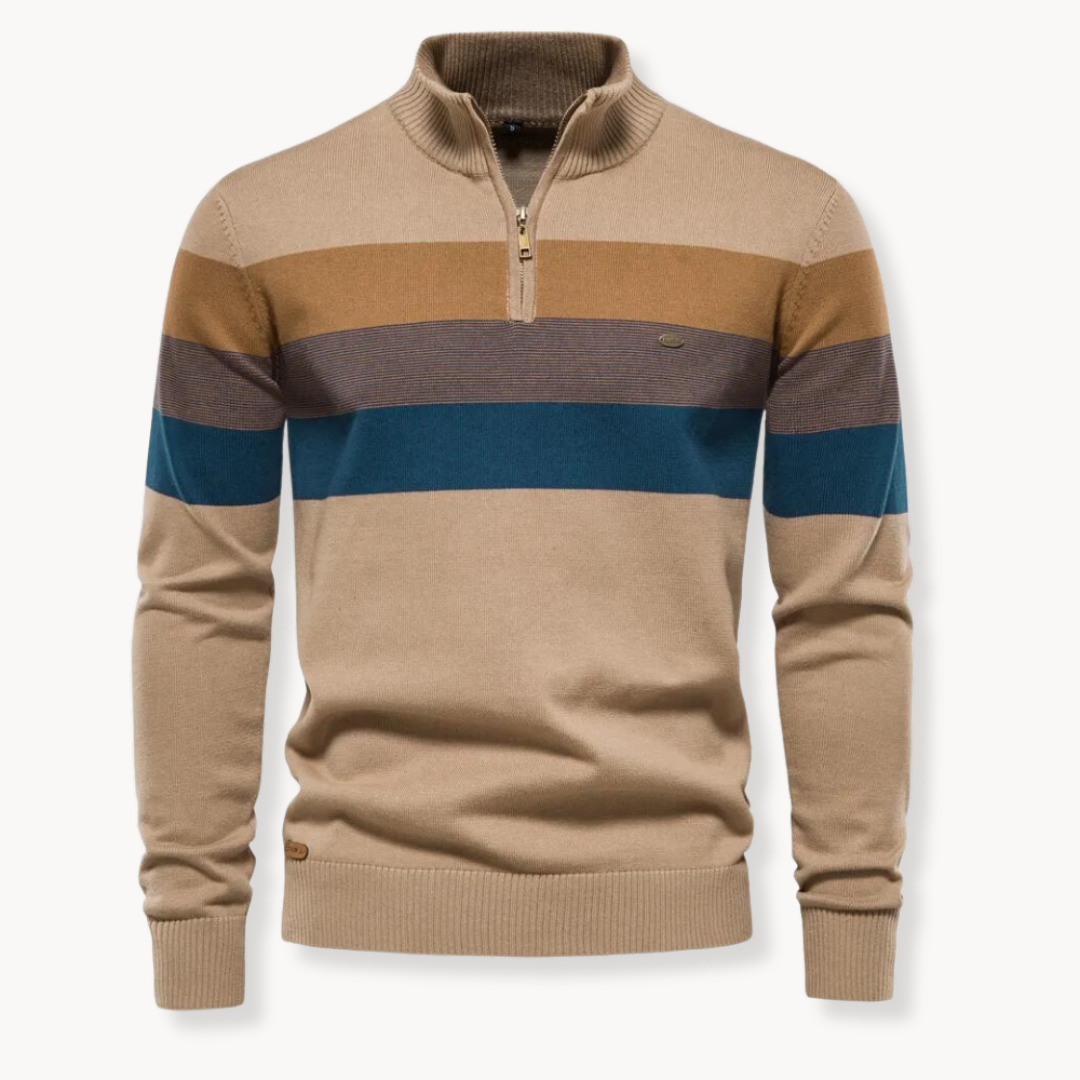 Women's Half-Zip Sweater Comfortable Fit