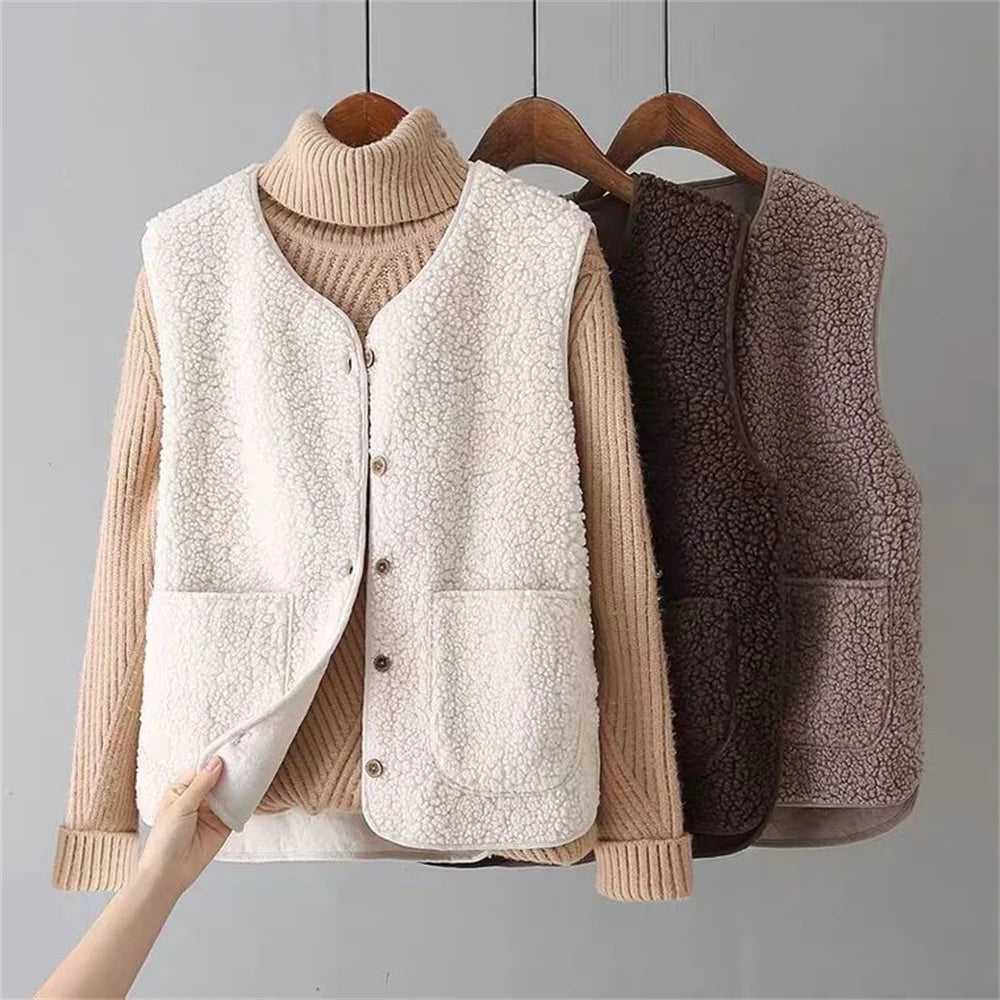 Cozy Fleece Vest - VibreMode