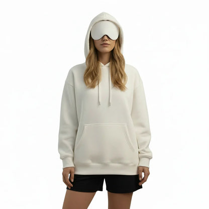 Travel Sleep Hoodie with Eye Mask