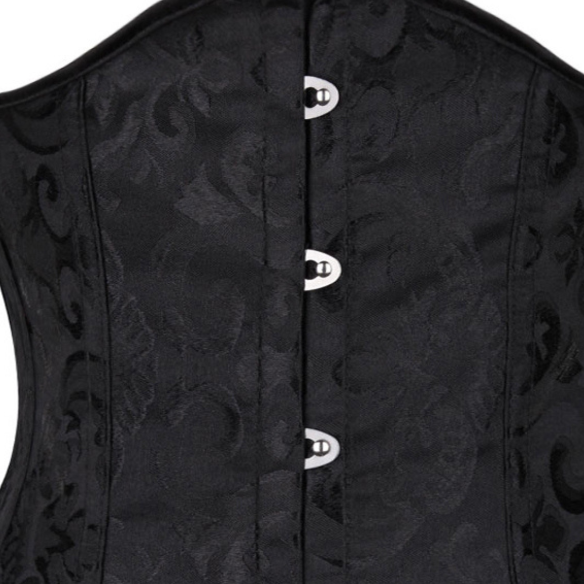 Women’s Jacquard Waist Trainer Corset Steel Boned Shapewear